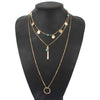 Turquoise Crystal Bead Necklace